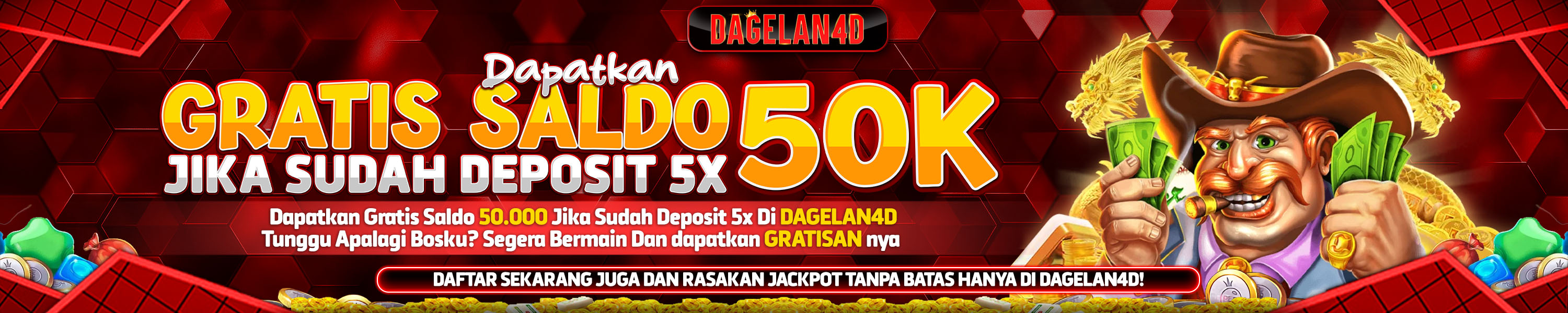 DEPO 5X GRATIS 1X